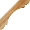 Ekena Millwork 6"W x 18"D x 18"H Olympic Rough Sawn Knee Brace, Western Red Cedar BRC06X18X18OLY00RWR - alternate 2